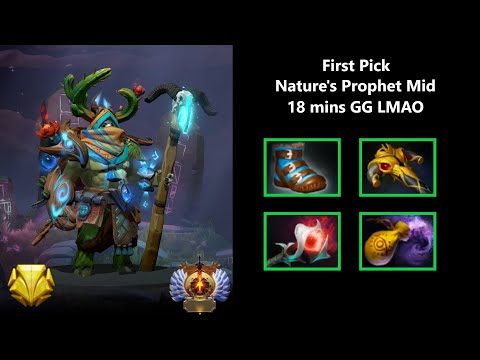 Nature's Prophet Mid - 18 mins GG LMAO (0118)