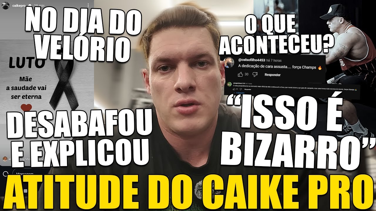ATITUDE DO CAIKE APÓS VELÓRIO DA SUA MÃE CHOCA SEUS FÃS COM FOCO GIGANTE, FOI BASTANTE ELOGIADO