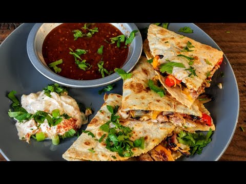 Make Chicken Quesadilla at HOME | Chicken Quesadilla Recipe | Grillgrate Chicken Quesadilla