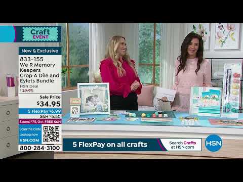 HSN | Crafting Essentials - We R Memory Keepers Crafting - 17th Anniversary 01.17.2023 - 10 AM