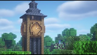 【マインクラフト】かっこいい時計台・時計塔の作り方【Minecraft】How to Build a Clock Tower【マイクラ建築】