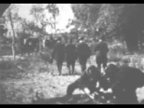 Recreación histórica de un duelo a pistola entre diputados en el bosque de Chapultepec (1896)