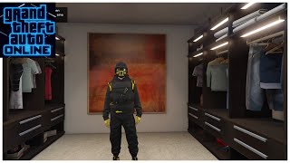 Black-Yellow Outfit mit Schwarzer Jogger und Gelber Duffelbag in GTA Online (NO TRANSFER)