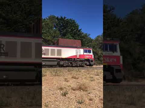 TRAINS AM22 SCT Logistics Freight 3MA9 CSR9 CSR11 CSR16 RailFirst's EL62 at Nairne 13/04/2022