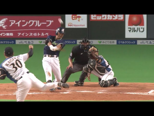 【8回表】スワローズ・青木の一打で点差を広げられる  2018/6/17 F-S