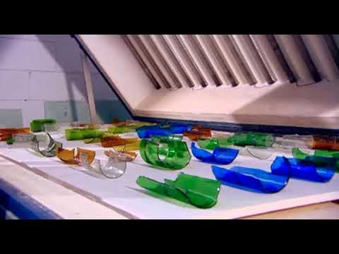 Making art from Recycled Glass