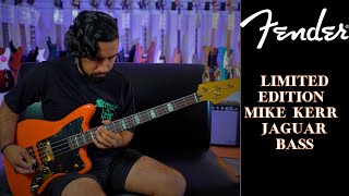 Video thumbnail for Fender Limited Edition Mike Kerr Jaguar Bass Demo by Safe Haven Music