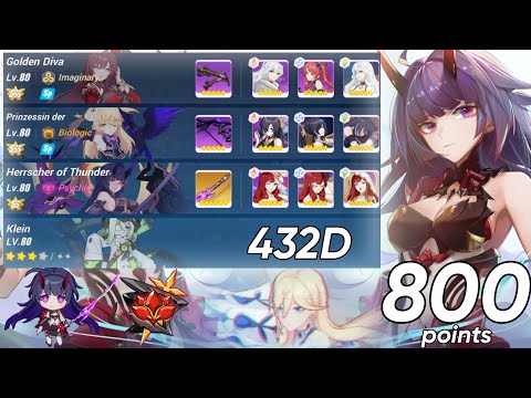 [Honkai Impact 3 SEA] EX Abyss RL (432D) - Bright Knight (800 pts) GD(SSS) HT(SS1) PV(SSS) Klein 3*