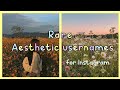 Aesthetic Usernames Rare Aesthetic Usernames 2021 Collab With Moonxie