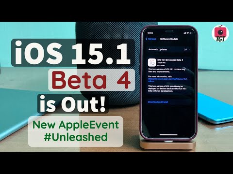 iOS 15.1 Beta 4 Released! What's New, Battery Life & Security Update | TGT