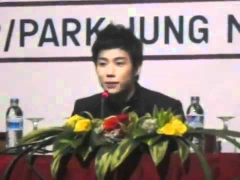 【Fancam】110603  Kimchi Press Conference - Introduce