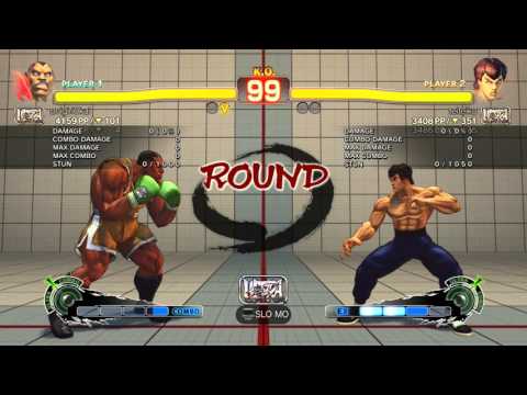 USFIV~ Balrog (onigirl0kai) vs  Fei-long (teiteiku) HD