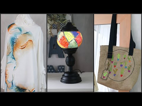 ManosalaObraTv 2019 Programa 32 Sublimacion Textil - Lampara Mosaiquismo - Bolso Bordado