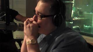 John Popper plays the harmonica on the Covino &amp; RIch Show