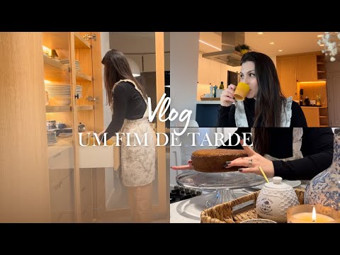 Um fim de tarde, um bolo e uma conversa 🍰☕️