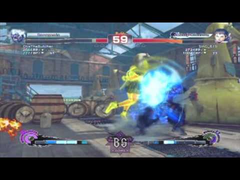 SSFIV AE Online: OtisTheButcher [Oni] vs SinG_619 [Sakura] ( Schoolgirl X Demon )