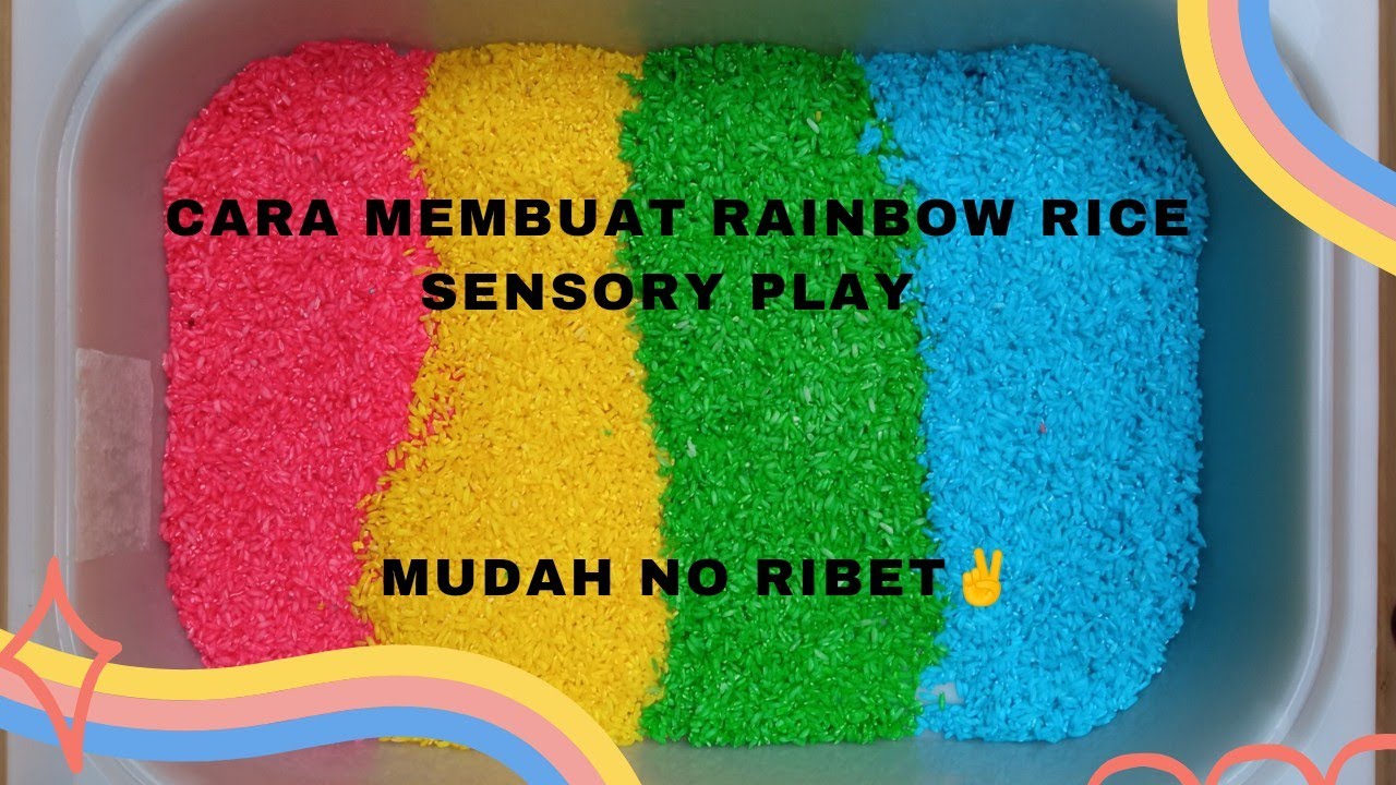 Putar video Cara membuat beras warna warni rainbow rice sensory play ππ DIY sekarang Cara membuat beras warna warni rainbow rice sensory play ππ DIY
