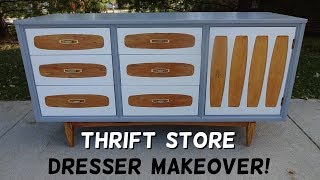 Trashy Thrift Store Dresser Makeover!