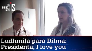 Médica que tentou ser ministra canta para Dilma Rousseff