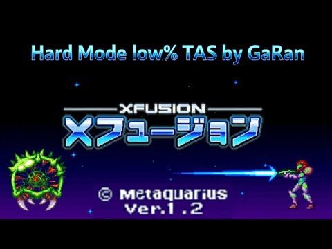 [TAS] Super Metroid X-Fusion Hard Mode low% in 00:48:08 (IGT: 29:45.22)