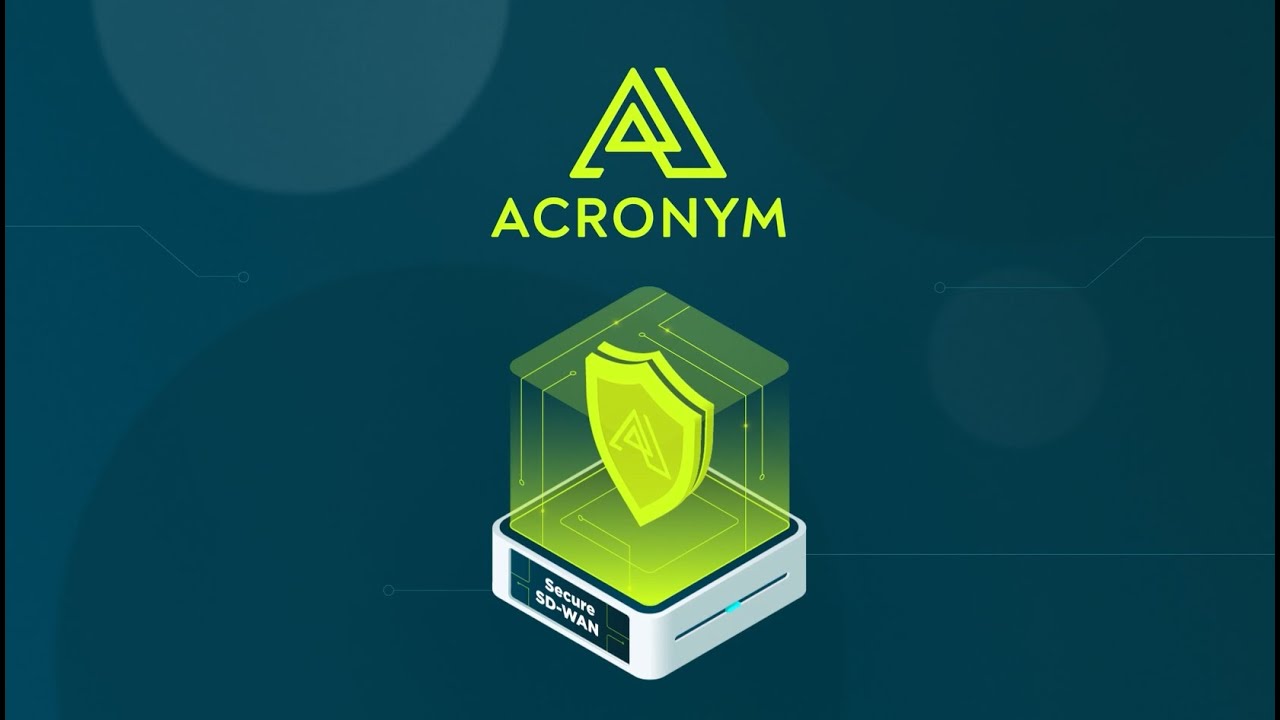 Acronym's Secure SD-WAN offers a cost-effective alternative to WAN infrastructure