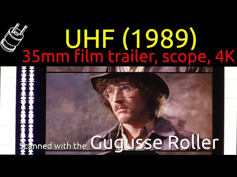 UHF (1989) 35mm film trailer, scope 4K