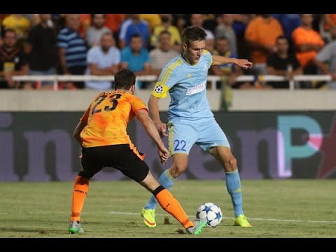 Обзор матча АПОЭЛ - Астана 1:1 / APOEL - Astana 1:1 (26.08.15)
