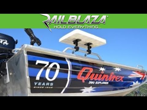 Fit out Quintrex boat for Fishing with RAILBLAZA rod holder and more