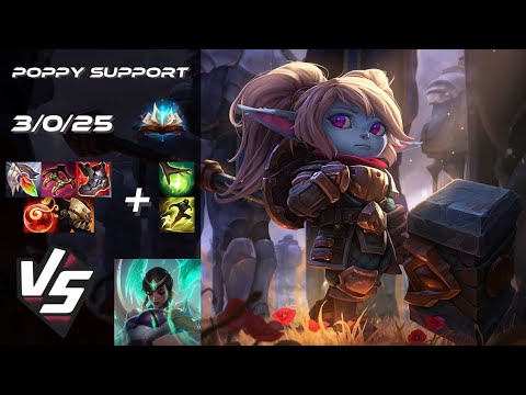 SUPPORT Poppy vs Karma - NA Challenger Patch 25.24