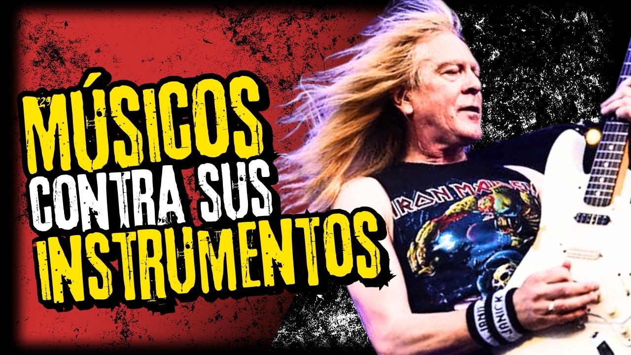 Bandas contra sus instrumentos - Megadeth Iron Maiden Deep Purple Green Day