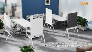 AgiliPro Mobile Magnetic Whiteboards | WB18 Series | LUMI