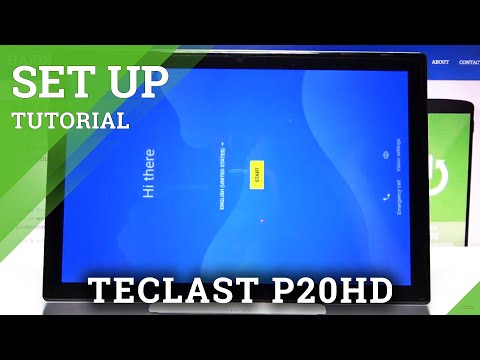 TECLAST P20HD First Set Up Process - Initial Setup with Configuration