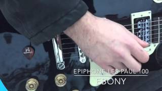 Video thumbnail for Epiphone Les Paul 100 - Elektro Gitar/ Ebony (Bi Kuple) by MyDukkan