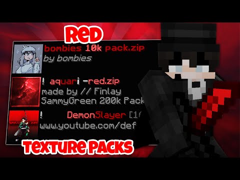 The BEST Red Texture Packs For Hypixel Bedwars! (1.8.9 PvP)