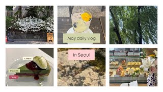 【韓国ライフVlog】5月のソウルでの日常 漢江ラーメン/カフェ/登山/美容