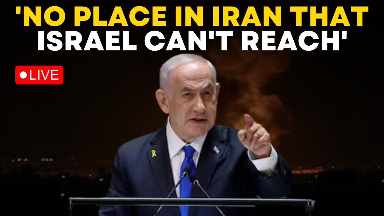 Netanyahu Speech LIVE | Israeli PM Netanyahu's UN Speech | United Nations LIVE |Israel Gaza Conflict