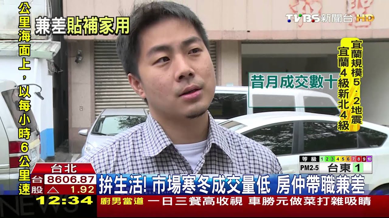 拚生活！市場寒冬成交量低　房仲帶職兼差