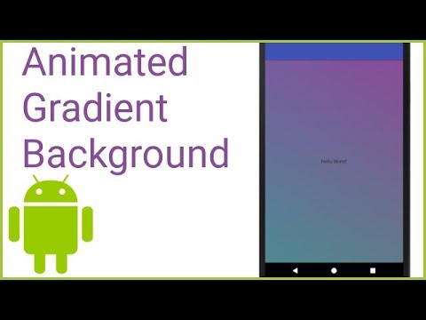 Animated Gradient Background like Instagram Android Studio Tutorial