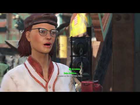 Fallout 4 more Diamond City shopping and interactions before heading to Goodneighbor