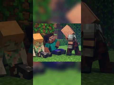 Rise Of The Pillagers- Alex and Steve Life - Minecraft Animation #minecraft #shots