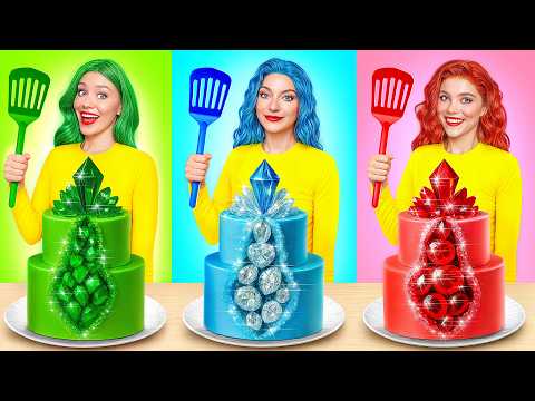 Emerald, Ruby and Diamond Girl | Cake Decorating Challenge by Multi DO Smile