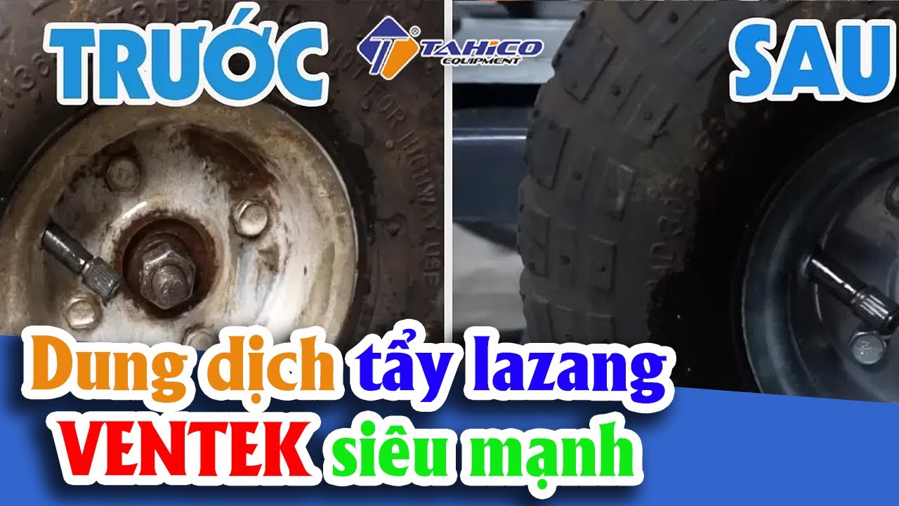 Dung dịch tẩy vành mâm lazang Ventek 5 lít 17