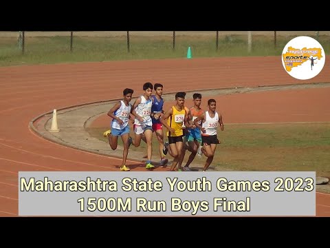 1500M RUN  BOYS FINAL Maharashtra State Youth Open Athletics Meet 2023 PDP Ground MUMBAI