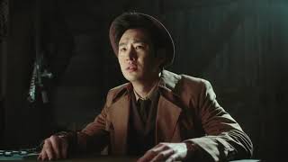 A clip from a Korean movie Phantom Detective