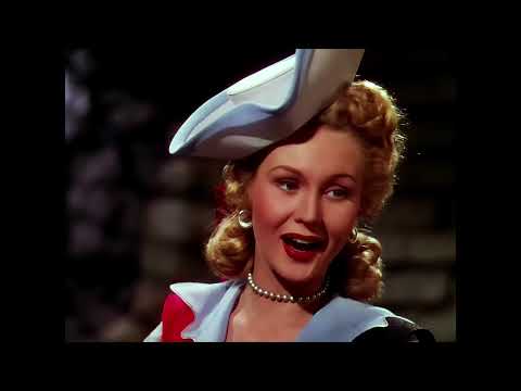 The Princess And The Pirate 1944 Virginia Mayo scene remastered 4k