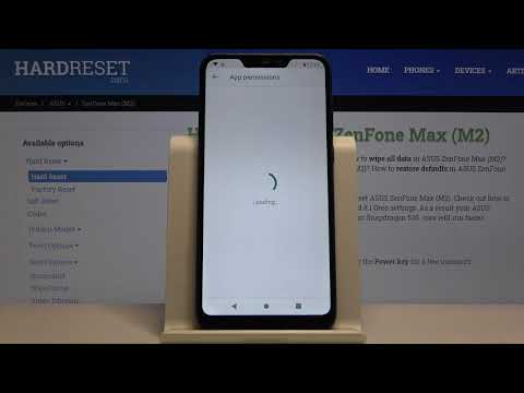 ASUS Zenfone Max M2 – managing the apps permissions