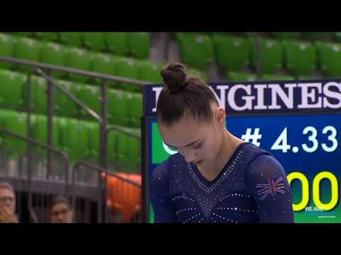 Jennifer Gadirova Vault Event Finals Junior Worlds 2019