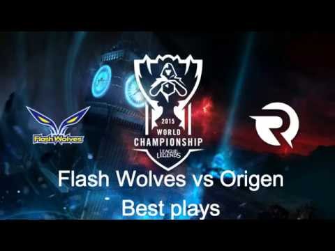 LCS Worlds Quarter finals Flash Wolves vs Origen Best plays of all 4 games
