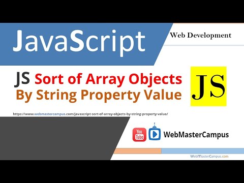 Javascript Sort Of Array Objects By String Property Value