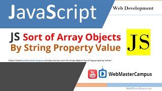 Javascript Sort of Array Objects by String Property Value